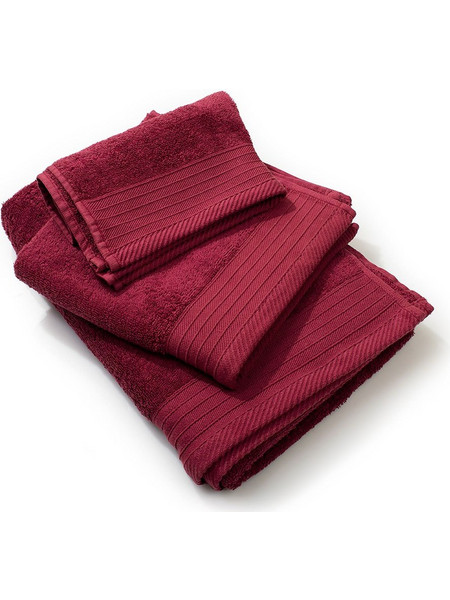 Πετσέτα Πενιέ 500gr Bordeaux DimCol Σώματος 80x150cm 100% Βαμβάκι