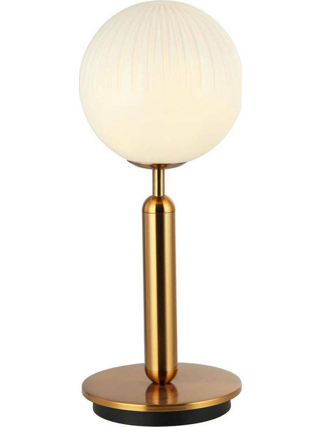 Viokef 4259600 Πορτατίφ LED Χρυσό Φ15xΥ38cm