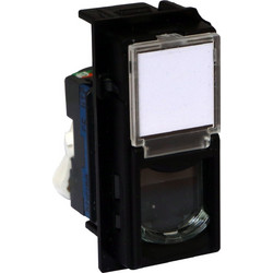 Living Now Πρίζα RJ45 UTP CAT6 1ΣΤ Μαύρο Legrand - KG4279C6