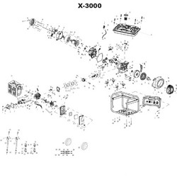 Ανταλλακτικό γεννήτρια x-3000 x-3000e νo 67 (χειρόμιζα)