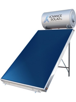 Advance Solar Evo Ηλιακός Θερμοσίφωνας 120lt 1.75m² Inox Τριπλής Ενέργειας