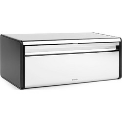 Brabantia Ψωμιέρα με αναδιπλούμενη πρόσοψη Inox 46.5cm