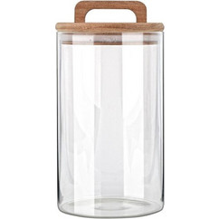 ESTIA ΔΟΧΕΙΟ ΑΠΟΘΗΚΕΥΣΗΣ ALLURE ΓΥΑΛΙΝΟ 1000ml 10x10x19cm