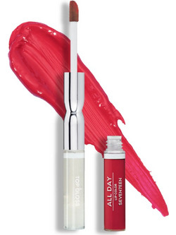 Seventeen All Day & Top Gloss 07 Gloss Red Long Lasting Liquid Κραγιόν 10ml
