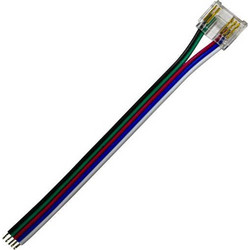Φις τροφοδοσίας για ταινίες led cob RGBW 12mm - 145-72950