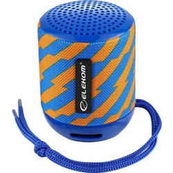 T&G TG-129 Mini Ηχείο Bluetooth 5W με Ραδιόφωνο Μπλε Κίτρινο