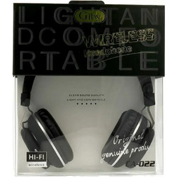 GJBY CA-022 Ασύρματα Bluetooth Ακουστικά On Ear Μαύρα