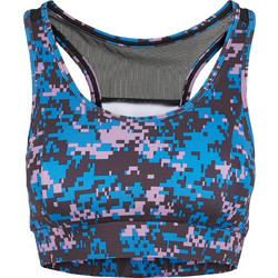 Urban Classics Ladies Tech Mesh Bra TB4070-Digital Dusk Violet Camo