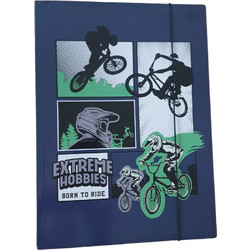 Φάκελος Αρχείο με Λάστιχο Α4 Extreme Hobbies Blue 5902277277060