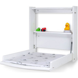 BabyTrold - Changing table for wall incl. mattress White