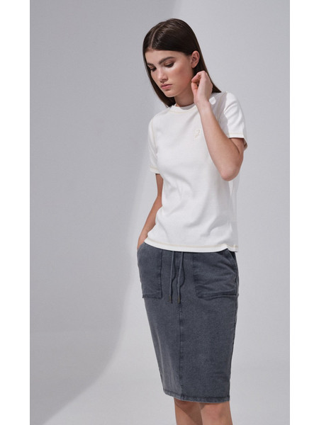 Diverse T-shirt ALAWEN - Cream