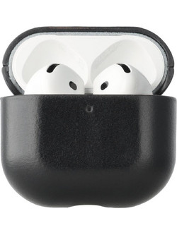 Θήκη AirPods 5 / 4 Rosso Deluxe Σκληρή Δερμάτινη - Black (8719246494826)