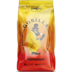Joerges Gorilla Cafe India Monsoon Καφές Espresso Arabica σε Κόκκους 1kg