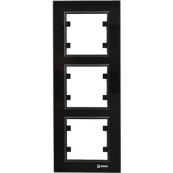 KAREA ΠΛΑΙΣΙΟ 3ΠΛΟ ΚΑΘΕΤΟ ΑΚΡΥΛΙΚΟ ΜΑΥΡΟ MAKEL MAKEL - 2-M80272708