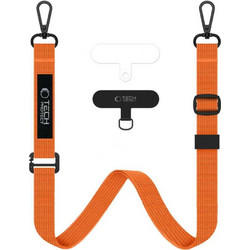 Κορδόνι Θήκης Tech-Protect C6S Rope Crossbody 2σε1 - Cosmic Orange