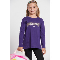 BodyTalk Παιδικό T-Shirt Μακρυμάνικο Μωβ 1232-702326-00825