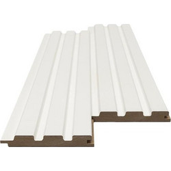 Mdf Panel Με 3D Πηχακια 502040 Beat St 16/119/2750Mm White Newplan