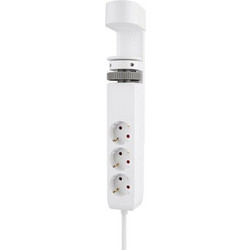 Neomounts Πολύπριζο 3 Θέσεων με 1 USB-A και USB-C DS22-840WH6