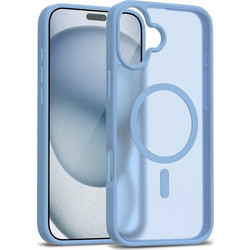 Crong Hybrid Matte Magnetic Back Cover Μπλε (iPhone 17)