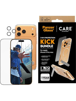 PanzerGlass Θήκη Κινητού iPhone 17 Pro Max CARE Feature Kick 3in1 (CR41528)
