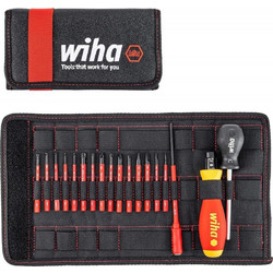 Wiha T18 2872 TorqueVario S electric Σέτ Κατσαβίδι δυναμόκλειδο 0.8 - 5nm με μακριές μύτες 19 τεμ VDE 1000V