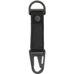 Μπρελόκ Albainox Black Nylon Key-Ring With Snap Hook