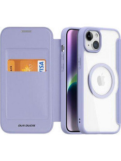 Θήκη Flip Dux Ducis Apple iPhone 15 Wallet Skin X Pro Μωβ N63057