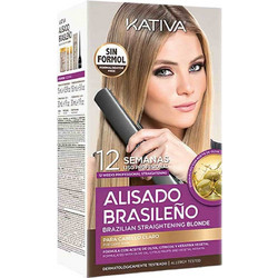Kativa Brazilian Blond Kit Σετ Ισιωτικής Θεραπείας Μαλλιών Κερατίνης