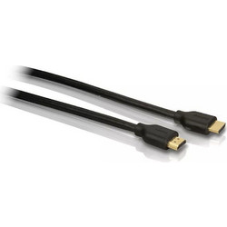 Philips Καλώδιο HDMI 1.4 HDMI Male to HDMI Male 1.8m Black