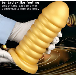 Kinksters Silicone Anal Plug Πρωκτικό Dildo Χρυσό