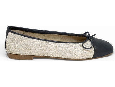 Bigshoes GA2138-12 Μπαλαρίνα Λευκό / Μπλε