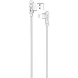 Maxximus MX Corner Fast Charge Lightning 1m White