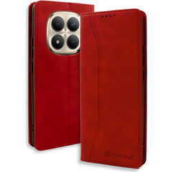 Bodycell Book Case Θήκη Πορτοφόλι Red (Xiaomi Redmi Note 15 Pro+ / Poco M8 Pro)