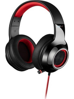 Edifier V4 Gaming Headset Over Ear Black Red