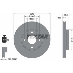 Textar Δισκόπλακα - 92292703