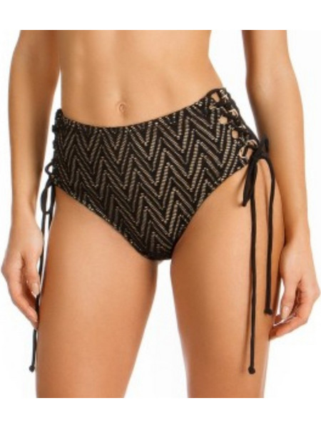 Minerva Ψηλόμεσο Bikini Slip Μαύρο 90-94815-045
