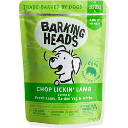 Barking Heads Wet Chop Lickin' Lamb 300gr