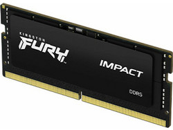 Kingston Fury Impact 32GB (1X32GB) DDR5 RAM 4800MHz C38 SoDimm Black
