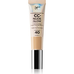 It Cosmetics CC+ Nude Glow lightweight Serum Fair Light Liquid Foundation SPF40 32ml