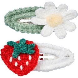 Τσιμπιδάκια Μαλλιών Vivy Strawberry & Flower (2τμχ.) - Souza