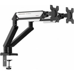 Βάση Γραφείου για 2 Οθόνες Anda Seat (AD-W-A6D-2S-BW) - 17''-32'' Vesa 100x100, 75x75 - Mαύρο AD-W-A6D-2S-BW