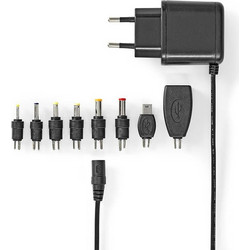 Nedis 233-2037 Universal Τροφοδοτικό 5V 2.5A με σετ βυσμάτων (ACPA111)