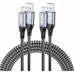 LDLrui καλώδιο φόρτισης 10Gbps fast charging 0.90cm, USB Α-C, USB 3.2 Gen 2, σετ 2τεμ