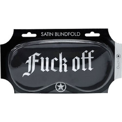 Fuck Off - Printed Satin Mask