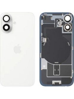 Γνήσιο Πίσω Γυαλί με NFC Flex/Flash & Camera lens για iPhone 17 - White