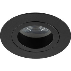 Σποτ Χωνευτό Aura 10571 1xGU10 Φ7,5x4cm Black TK Lighting Στρόγγυλο