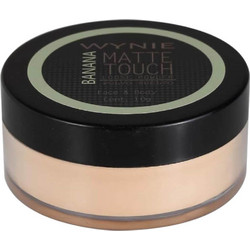 Loose powder matte touch face & body 02 banana 10g Wynie