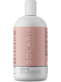 SOLARIS 1 LITRE MEDIUM SPRAY TAN SOLUTION