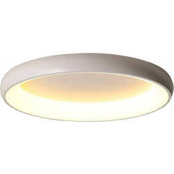 Arkolight Led Φωτιστικό Πλαφονιέρα 3CCT 40W Φ50 Λευκό (1735-1/50)
