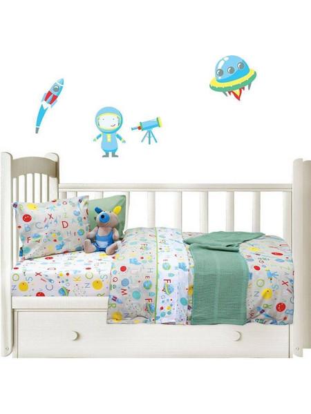 ΚΟΥΒΕΡΛΙ DAS HOME BABY FUN 120Χ160 ΓΚΡΙ/ΓΑΛΑΖΙΟ/ΚΟΚΚΙΝΟ ΔΙΑΣΤΗΜΑ ΣΧ.6382